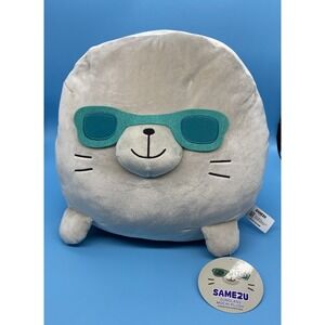 SAMEZU Pastel YUMMY Seal Pink Plush / Limited Edition/ Kawaii /13" New With Tags